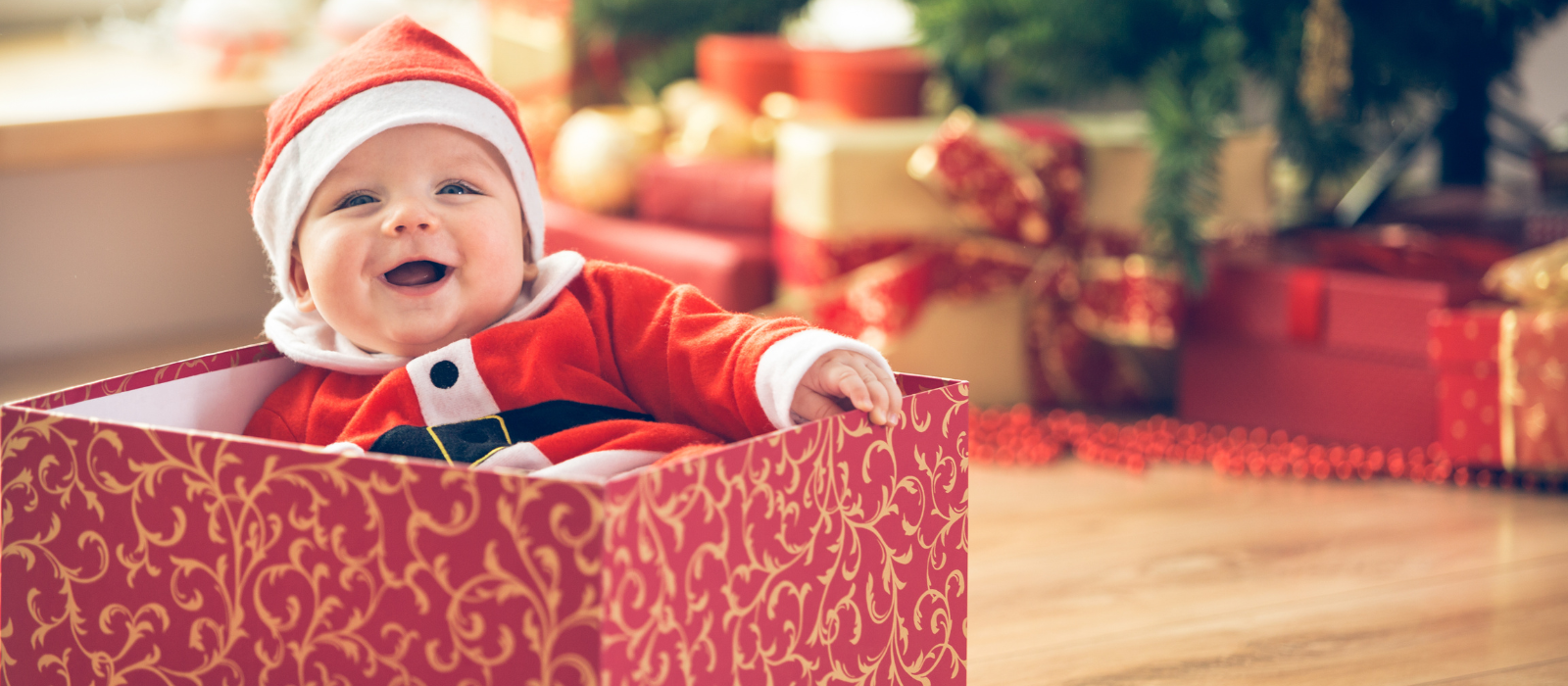 Callan, 6 months: His tired mum got the best Christmas present ever!